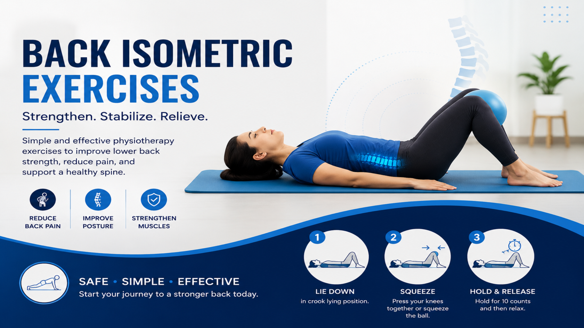 Back Isometric Exercises for Lower Back Pain Relief & Strength