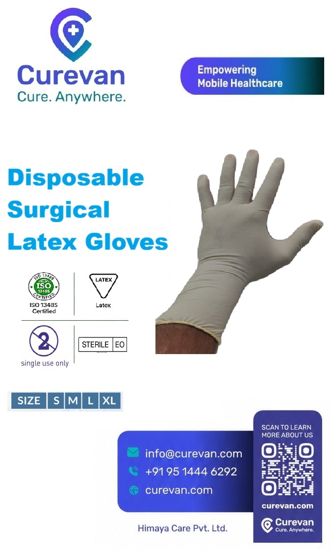 Disposable Surgical Latex Gloves