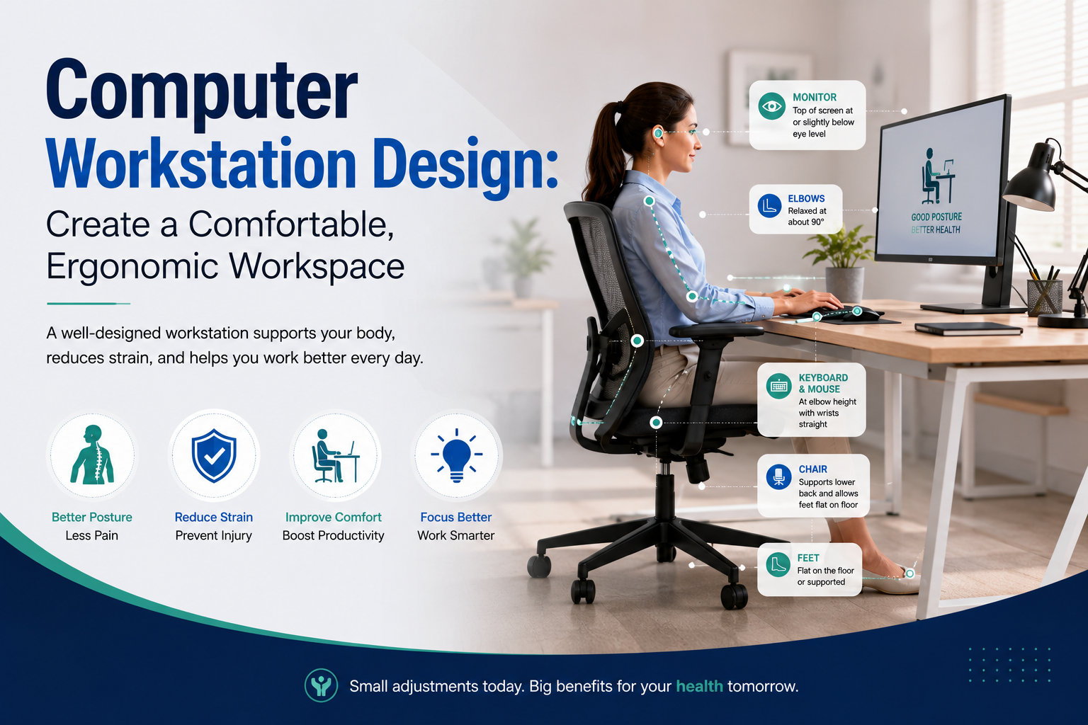 Computer Workstation Design: A Practical Ergonomic Self-Assessment Guide