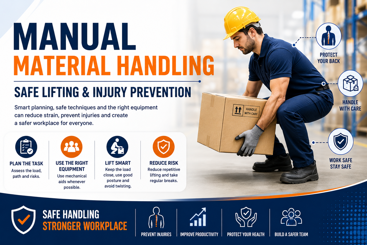 Manual Material Handling: Safe Lifting & Injury Prevention